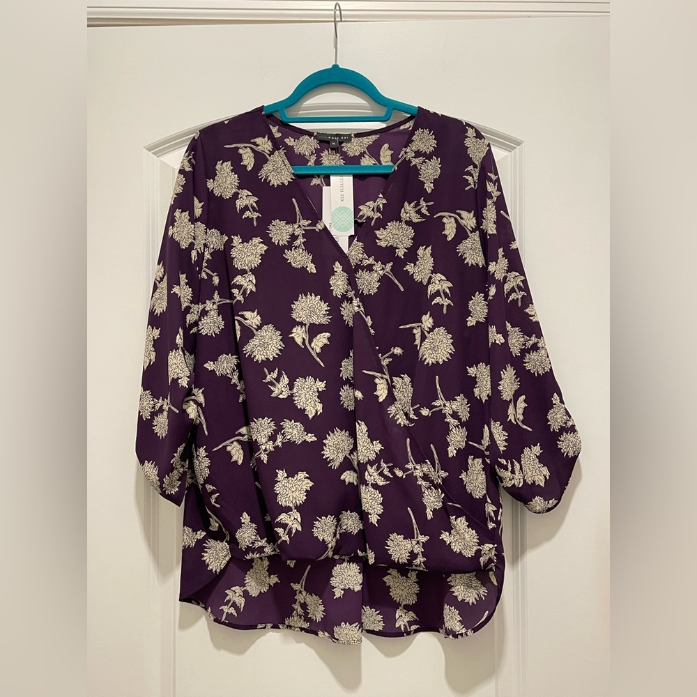 Stitch Fix West Kei Purple Blouse